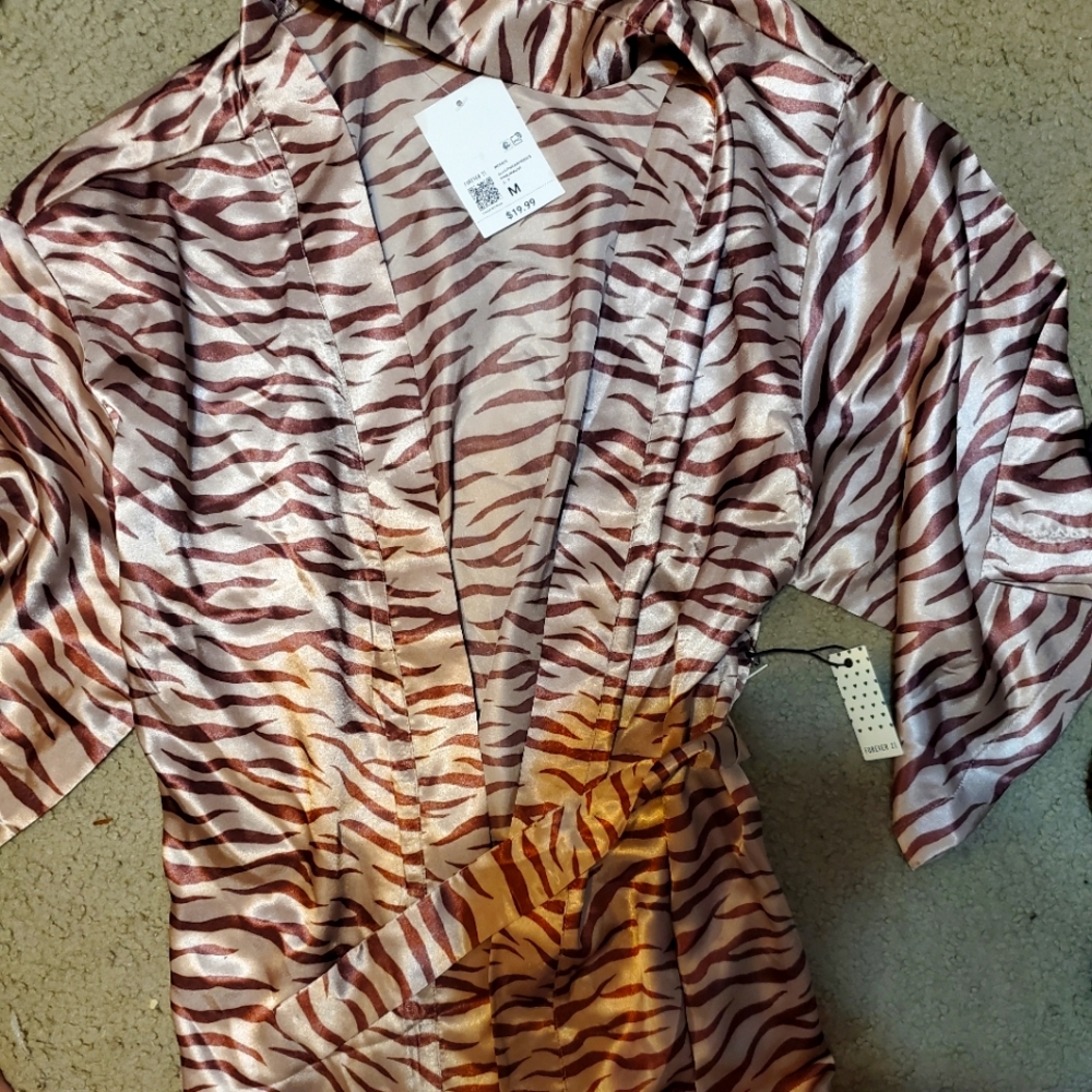 Forever 21 Silk Robe